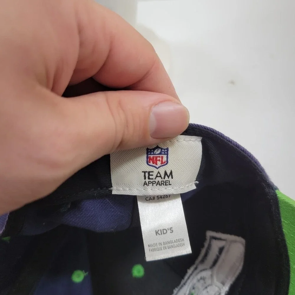 Seattle Seahawks NFL Youth Team Apparel  Adjustable Hat **faded**